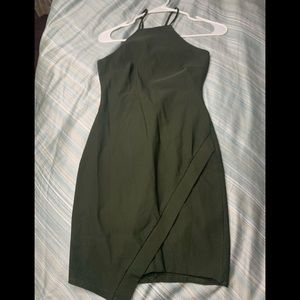 Olive green dress